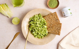 Green Goddess salad with a matcha twist